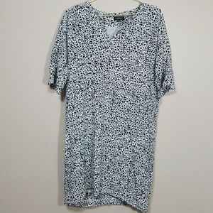 Caroll Shift Black White Dress Size 38